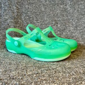 Crocs Isabella Clogs 202455 Mint Women’s Size 6 Strap-Back Comfort Shoes